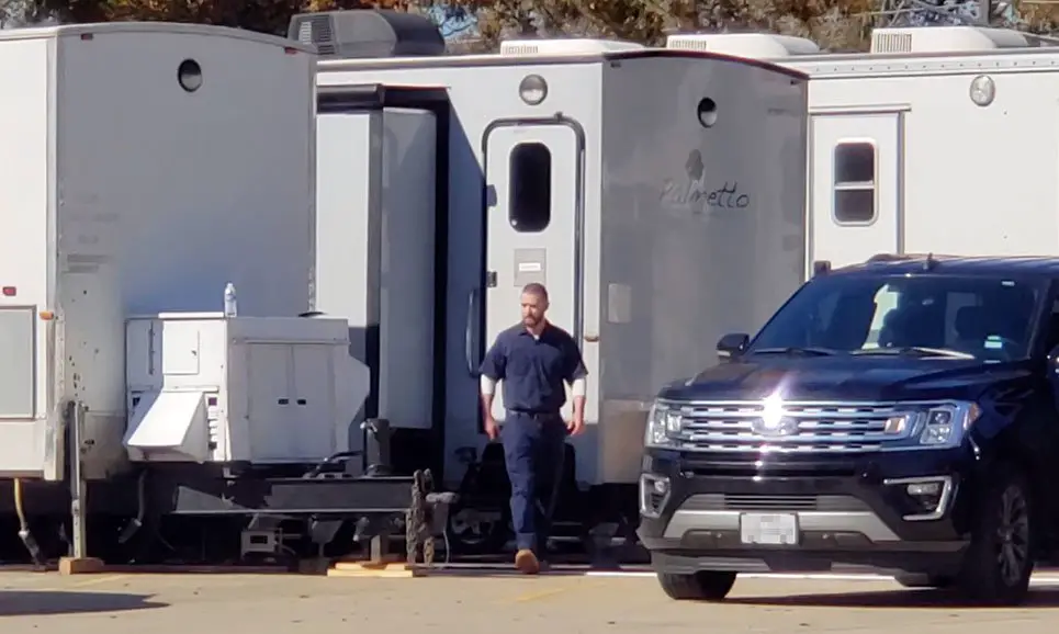 Justin Timberlake on set of the movie "Palmer" in New Orleans © The MEGA Agency