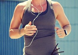P!NK spotted jogging on Venice Beach Boardwalk - More FREE Celebrity Pics at www.CelebrityWotNot.Photos