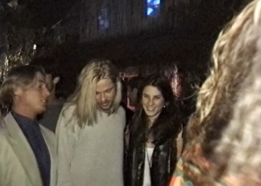 Brad Pitt with long blonde hair as he steps out on date with Jitka Pohlodek