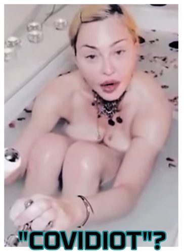Madonna went nude in the bathtub as she called the Coronavirus "the Great Equalizer"