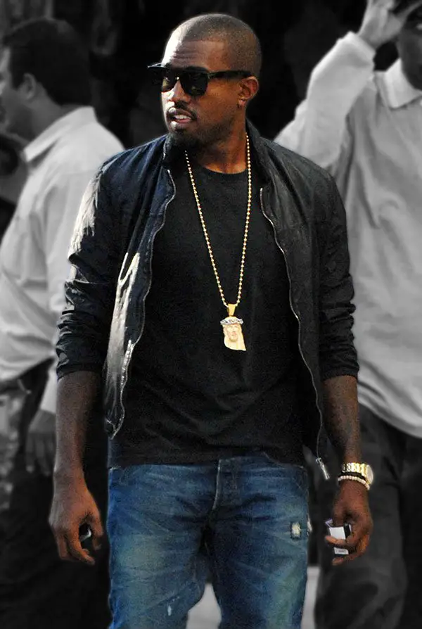 kanye jesus chain