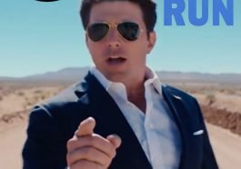 Tom Wants You! Cruise 2020 is off to a bang with this amazing video to launch his Presidential bid! Photo courtesy of YouTube / Miles Fisher