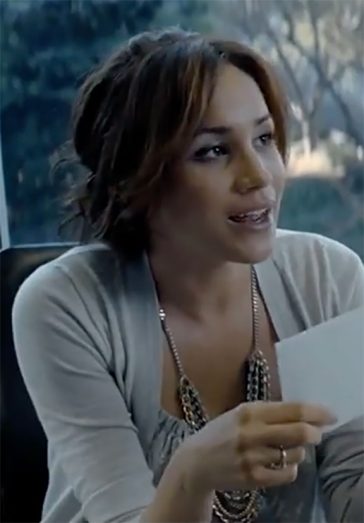 Meghan Markle in the Sci-Fi film “The Candidate" - Photo courtesy of Dust / YouTube