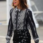 Aubrey Plaza wowed in a matching Versace skirt and printed top as she showed off her long legs © Atlantic Images Aubrey Plaza wowed in a matching Versace skirt and printed top as she showed off her long legs © Atlantic Images