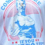 Arnold Schwarzenegger Come With Me If You Want to Lift! Arnie's fun T-shirt helps support the After School All Stars charity © Atlantic Images Arnold Schwarzenegger Come With Me If You Want To Lift T-Shirt