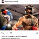 Conor McGregor Prepares for his massive boxing fight against Floyd Mayweather. Photo Courtesy of @thenotoriousmma/Instagram Conor McGregor Instagram Boxing