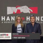 Julia Roberts supports the Hand in Hand Hurricane Relief - Photo courtesy of Hand in Hand A Benefit For Hurricane Relief Julia Roberts George Clooney Hand in Hand Hurricane Relief Donate