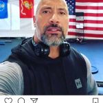 The Rock then posted a video message on his own Instagram account stating “I woke up this morning with a heavy heart” then later stated “It was going to be a game changer for us and our country” with the American flag behind him - Photo courtesy of @therock / Instagram The Rock then posted a video message on his own Instagram account stating “I woke up this morning with a heavy heart” then later stated “It was going to be a game changer for us and our country” with the American flag behind him - Photo courtesy of @therock / Instagram