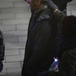 The Rock and Neve Campbell Film Rescue Scenes for Hollywood Blockbuster Skyscraper 2018 in Vancouver, Canada © Atlantic Images The Rock Neve Campbell Skyscraper